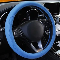 universal car pu steering wheel cover leather anti slip skidproof durable 38cm for universal four seasons accessories