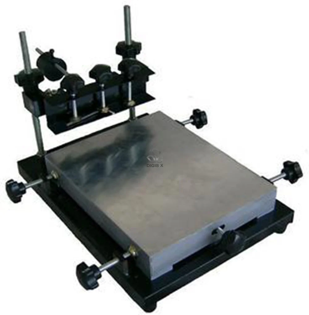

Manual stencil printer, T-shirt screen printing machine 440X320mm middle size