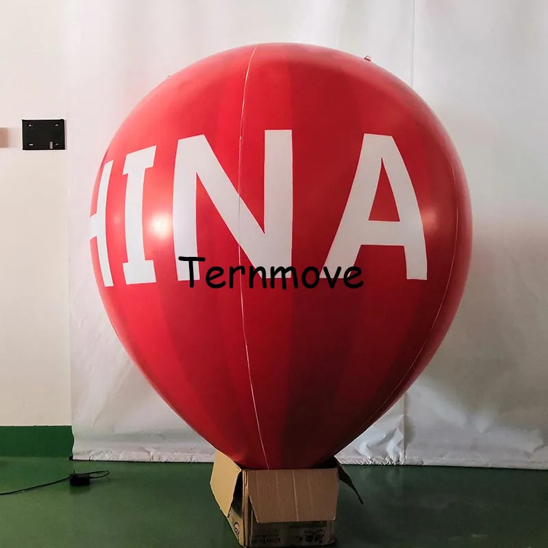 Гигантская реклама надувной Гелиевый шар из ПВХ Летающий рекламный воздушный