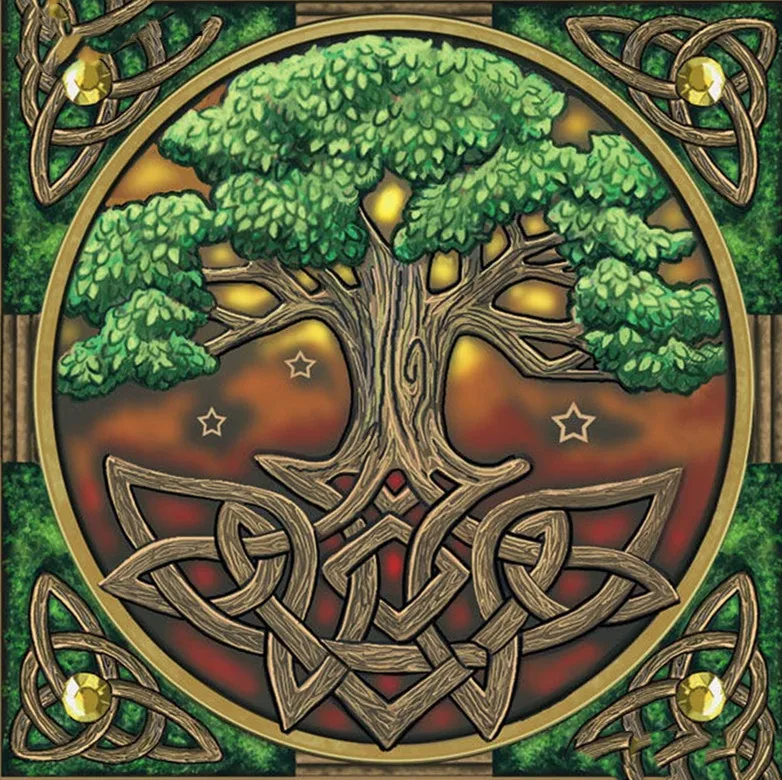 

JMINE Div 5D Mandala Rhinestone Tree Full Diamond Painting cross stitch kits art Religious 3D paint by diamonds