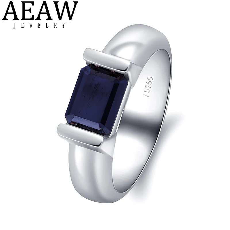 

1,0 карат 5x7 мм изумрудно-отличный крой черный муассанит обручальное кольцо Тесты положительный Сертификация с покрытием 18-ти каратным белым...