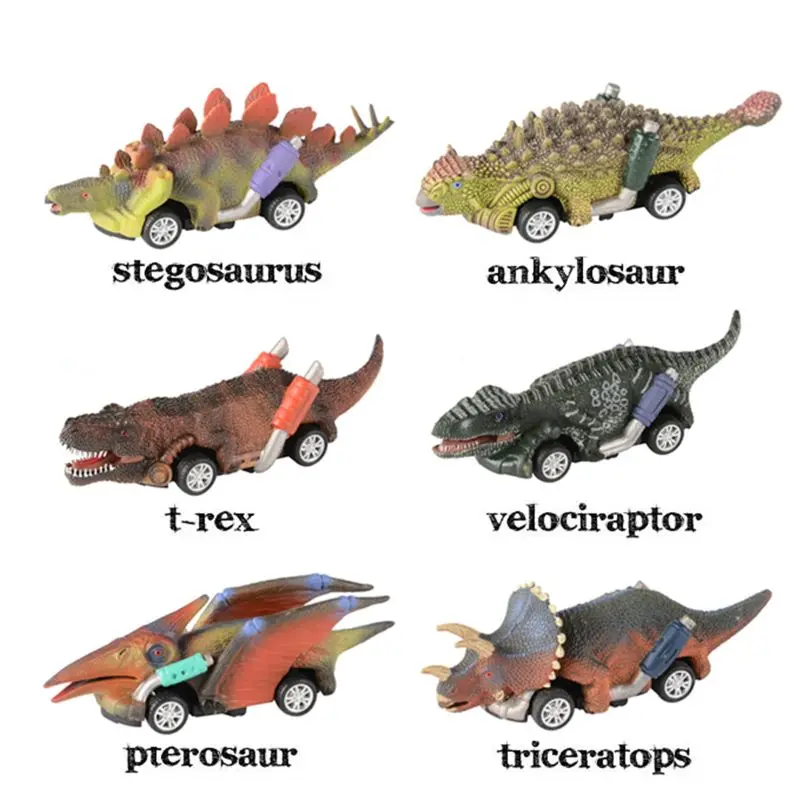

Pull Back Dinosaur Cars Toys Dinosaur Roadster Party Favors Games Dino R7RB