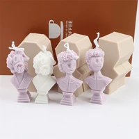 3d ancient greek statue silicone mould art david marseille venus goddess apollo head for making plaster aroma candle cake molds
