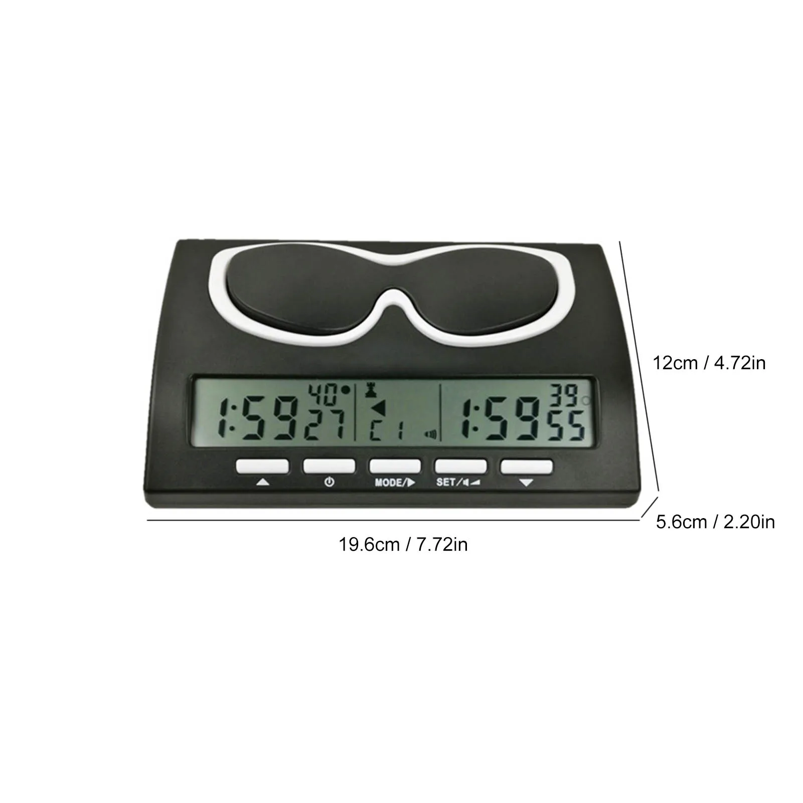 

Professional Digital Countdown Timer Chess Clock Light Portable Game Timer Accurate Timing For Chinese Chess Chess And I-GO
