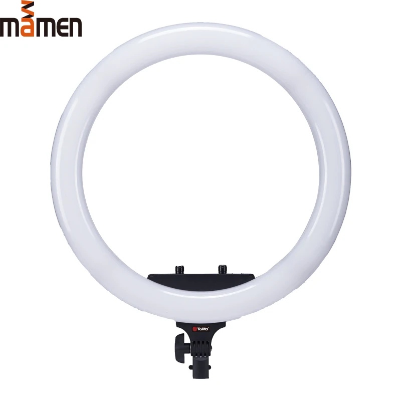 MAMEN 19 дюймов селфи кольцо светильник светодиодный для фотографии ing Dimmable видео