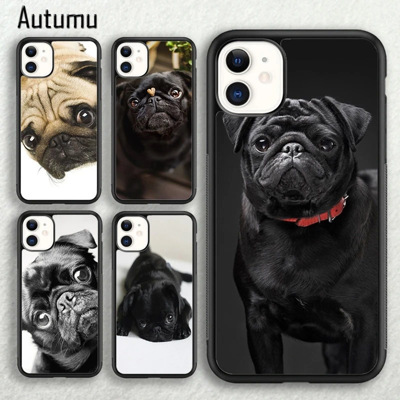 Чехол для телефона чехол iPhone 12 мини X XS XR 11 Pro Max SE 2020 5 6S 7 8 плюс coque животных черного