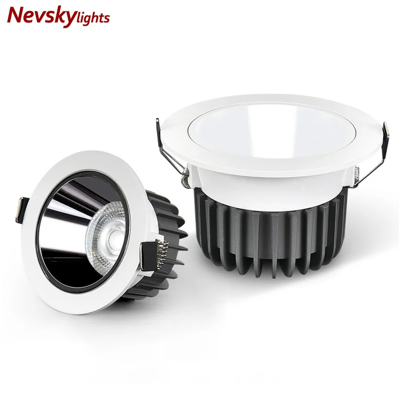 

Led Deep cup Recessed downlight Ceiling Spot lamp bedroom Round Spotlights Living Room point Light COB led ceiling light fixture