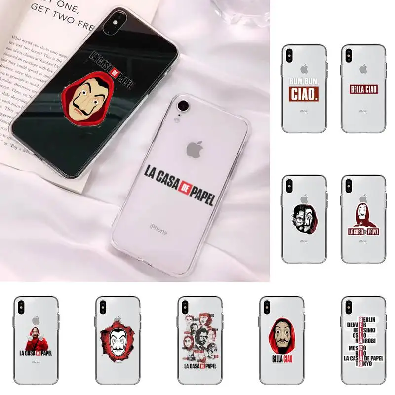 

Yinuoda la casa de papel TV Phone Case for iphone 13 8 7 6 6S Plus X 5S SE 2020 XR 11 12 pro XS MAX