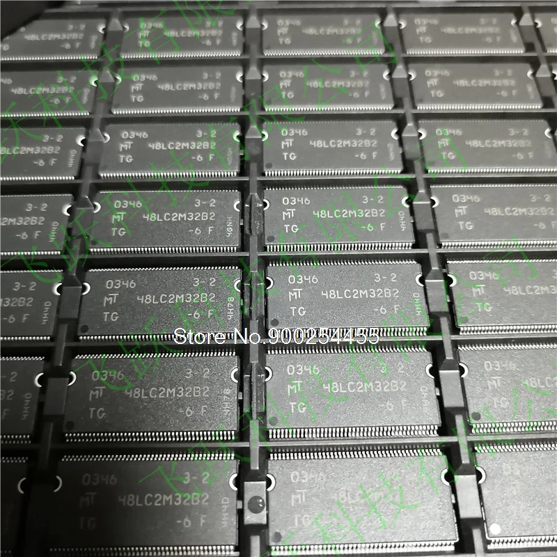 

5PCS/LOT MT48LC2M32B2TG-6:F
