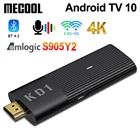 MECOOL KD1 ТВ Amlogic S905Y2 Android 10 ТВ контейнер под элемент питания 2 Гб оперативной памяти, 16 Гб встроенной памяти, BT4.2 4k 2,4G  5G Wifi TV ключ ТВ ключ Сертифицированный плеер vs MECOOL k5