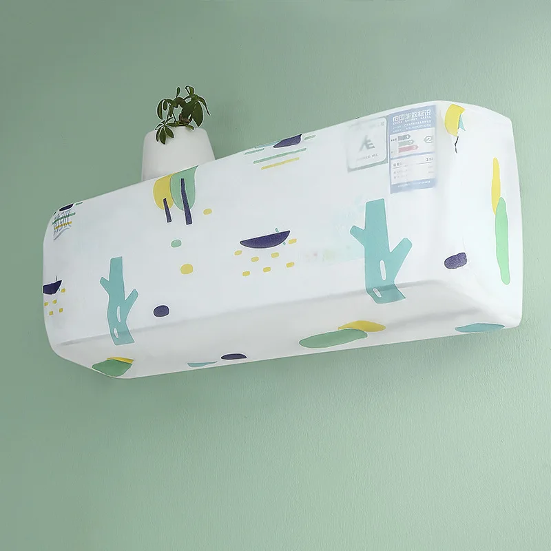 New PEVA Geometric Printing Home All-inclusive Hanging Air Conditioning Dust Cover Outdoor Travelling Tools Clean Protector | Дом и сад