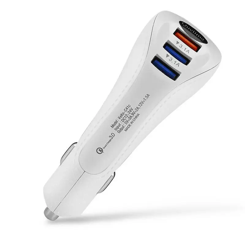 Автомобильное зарядное устройство QC3.0 с 3USB-портами для мобильный телефон