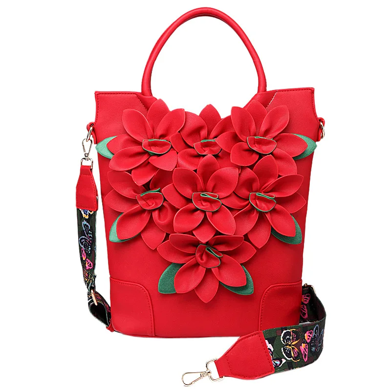

Summer is simple in early autumn 2020 new female bag flower handbag one shoulder diagonal bag big bag