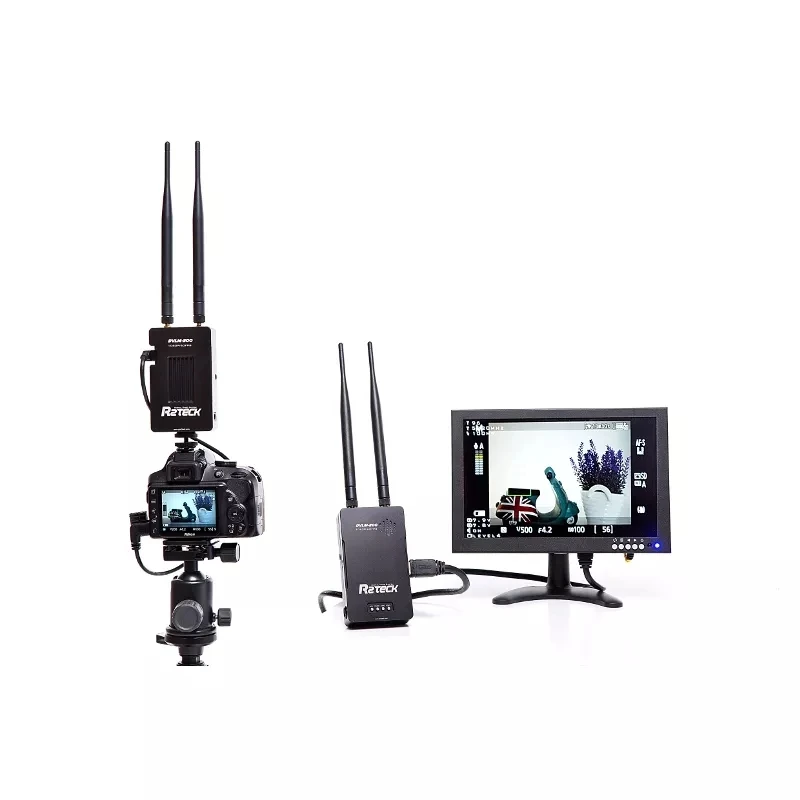 R2TECK DVLM-200 2KM 1080P HD Video Transmission 5G 25mW-800mW Wall Penetration FPV System AV VTX RX Combo