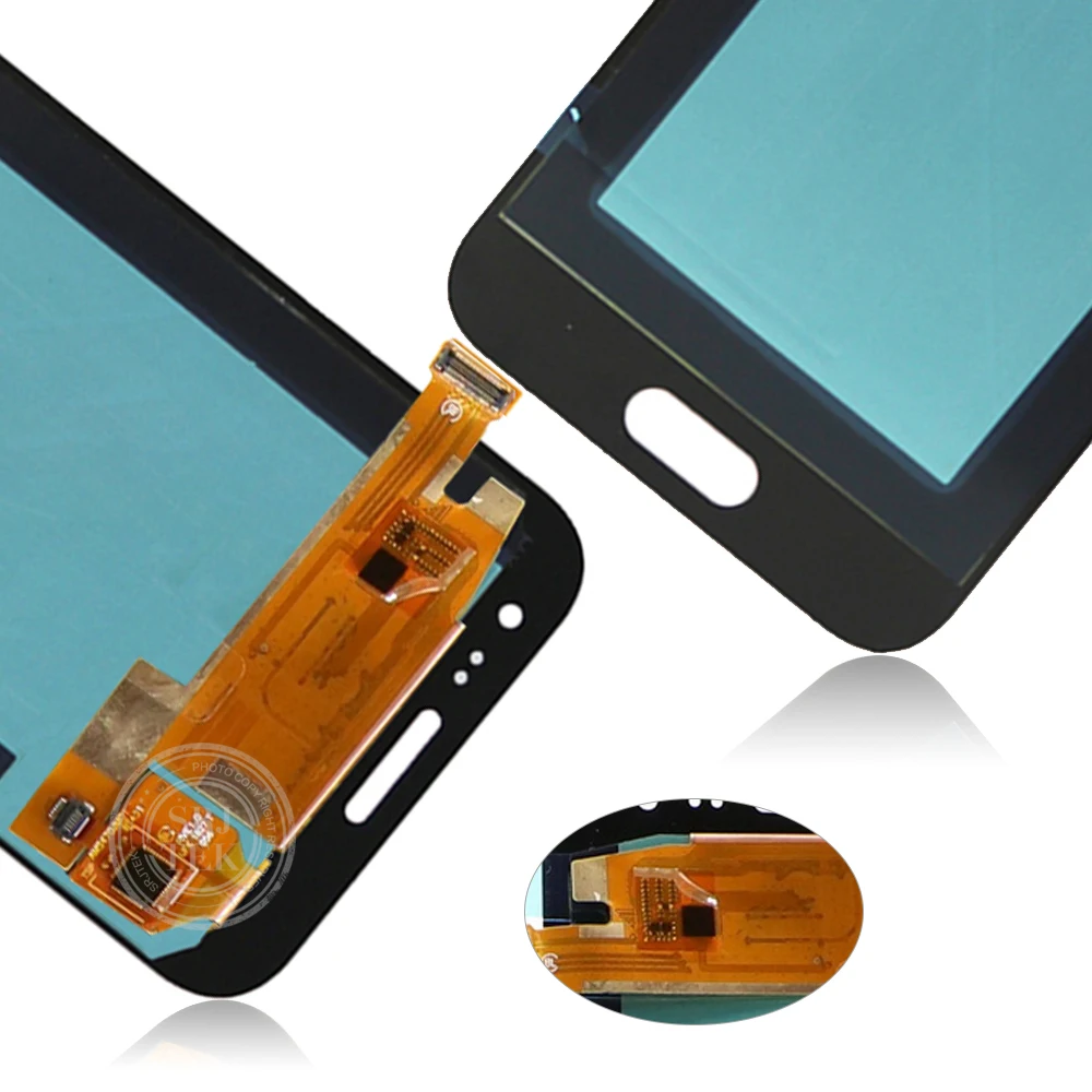 ЖК дисплей IPS/OLED/Amoled для Samsung Galaxy J2 2015 J200F J200M J200H J200Y дигитайзер сенсорный экран в