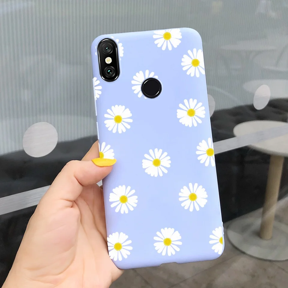 Силиконовый мягкий чехол 5 84 дюйма для Xiaomi Mi A2 Lite с рисунком подсолнуха и пудинга
