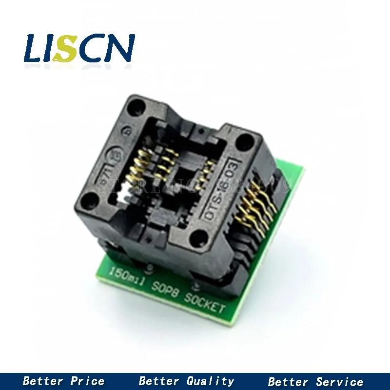

SOIC8 SOP8 to DIP8 EZ Programmer Adapter Socket Converter Module 150mil