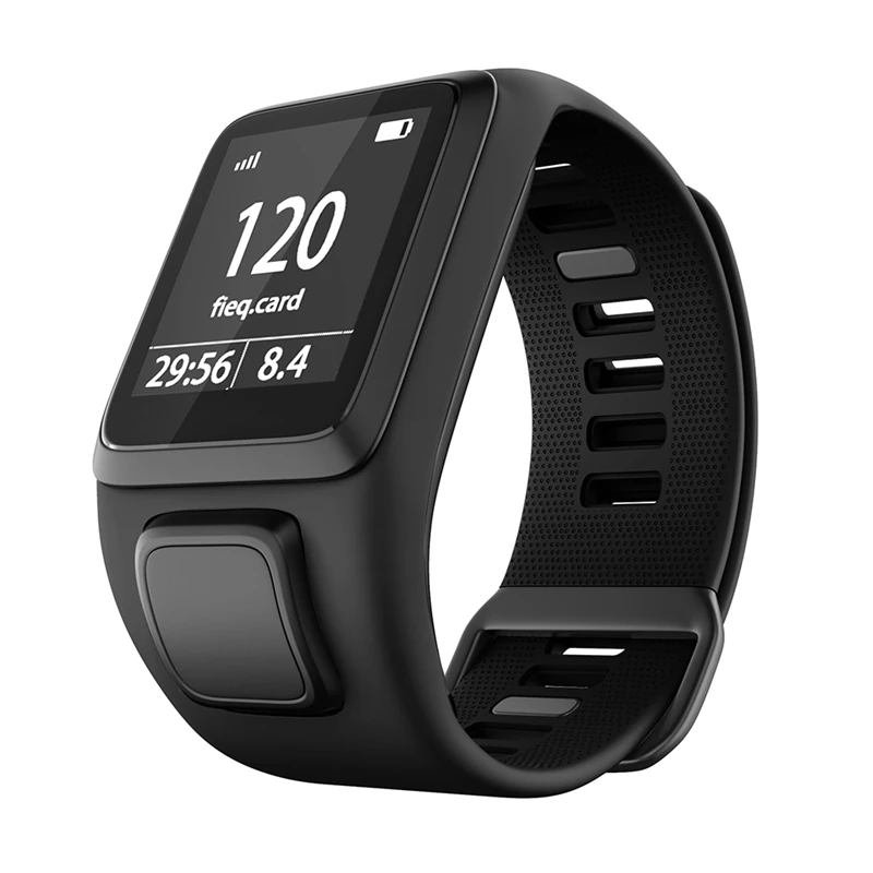 Ремешок на запястье для TomTom 2 3 Runner Spark музыка замена Браслет мягкий браслет для часов силиконовый ремень часы Браслет аксессуар