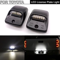 2pcs led license plate number lamp signal lights for toyota tacoma 2005 2015 tundra 2000 2013