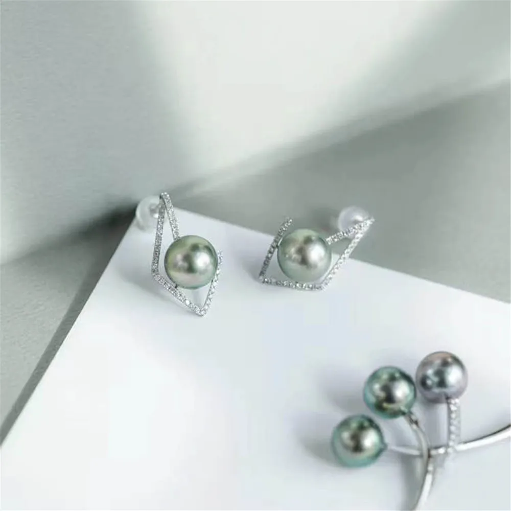 

Настоящее Твердые 925 стерлингового серебра жемчужные серьги-гвоздики, аксессуары Findings, сделай сам, ювелирное изделие ушной крючок пустые По...