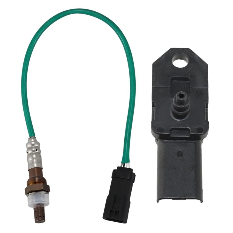 

1 Pcs Front Rear Lambda Oxygen O2 Sensor & 1 Pcs 2.5BAR Manifold Turbo Boost Pressure MAP Sensor