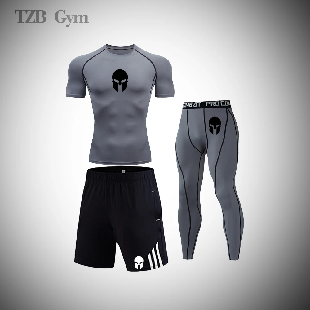 

Men's Sports Tights Running Gym Jogging Quick Drying Training Sportswear Basketball Sports Tights Boxing Sportswear Men's Suits