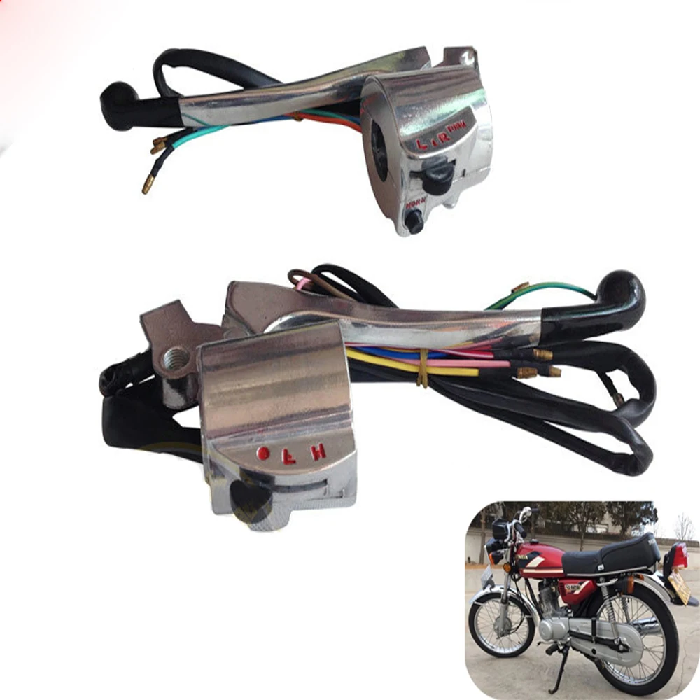 

E0275 Motorcycle Right and Left Handlebar Switch 22mm for Honda CG125 Zhujiang CG125 XF-CG125 Horn Turn Signal Electric Start