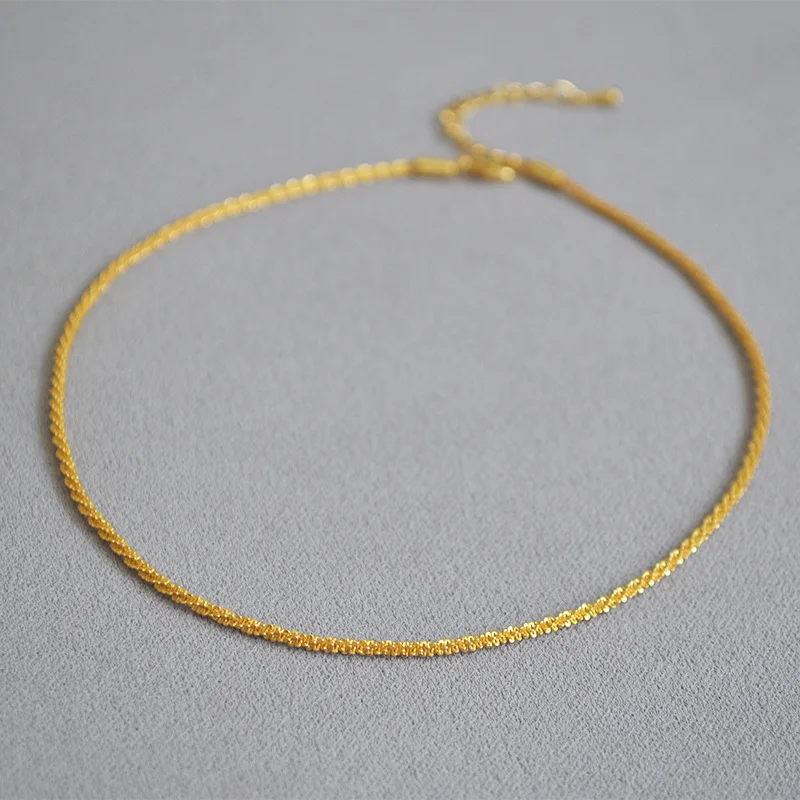

Non-Mainstream Simple Net Red Elegant Gold Starry Short Necklace Necklace