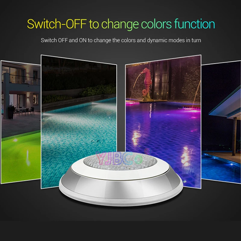 MiBOXER UW01/UW02 светодиодный подводный светильник 15 Вт 27 RGB + CCT настенный IP68 AC12V/DC12 24V