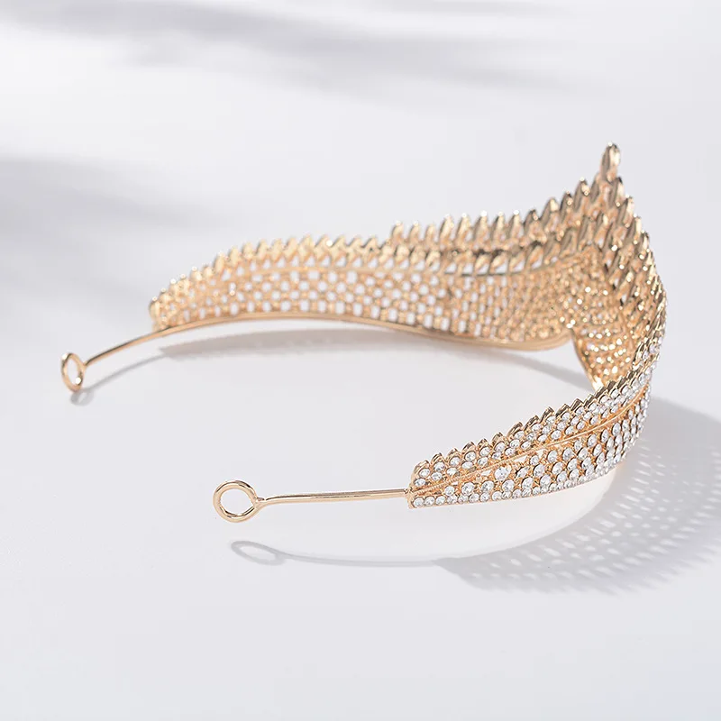 Свадебный ободок для волос в Корейском стиле роскошные тиары ретро королевской