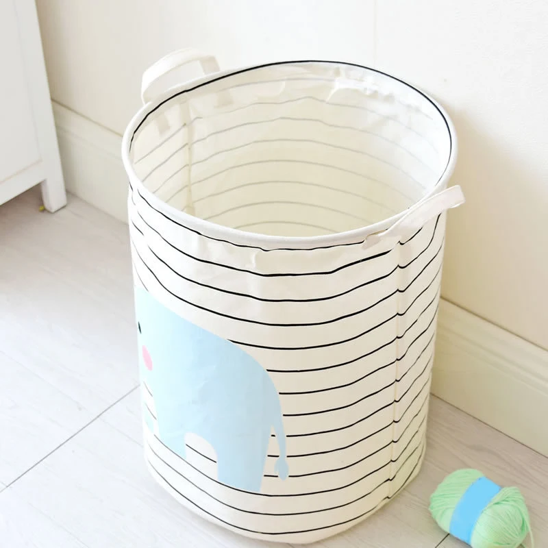 Корзина для белья с рисунком слона корзина хранения Декор дома NDS | Дом и сад