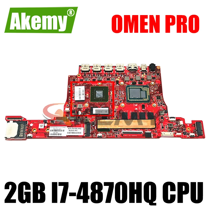 

Akemy 812012-001 для ноутбука Hp двумя способами; Женские Pro Мобильная рабочая станция для материнской платы SPS-MB 2 Гб i7 4870HQ Процессор 16 Гб ОЗУ Квадро ...