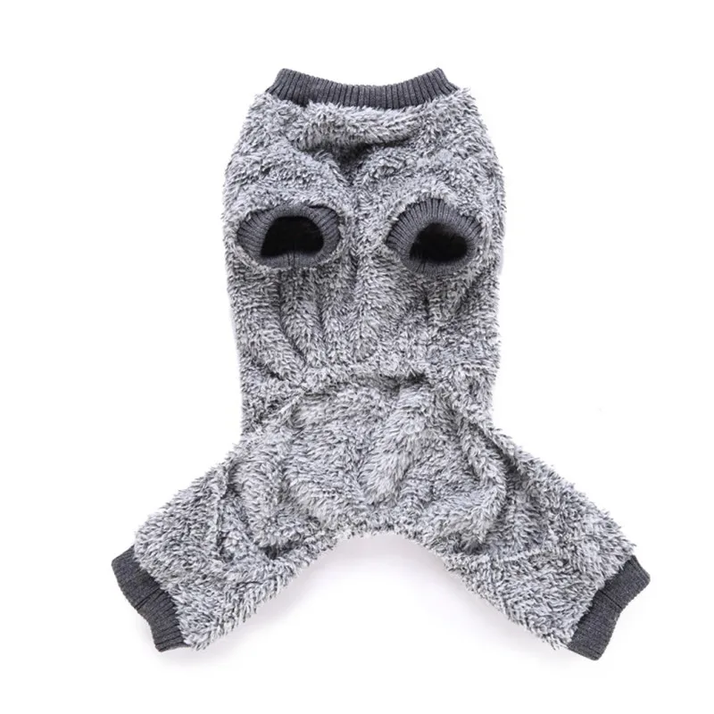 Пижама для собаки теплый комбинезон одежда маленьких средних собак толстый