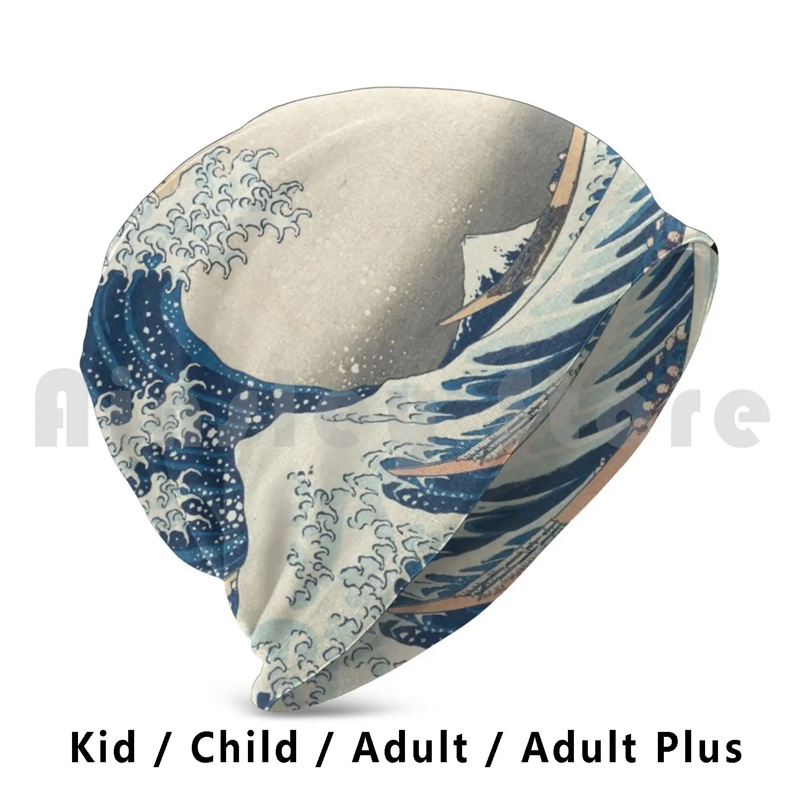 Большая волна Kanagawa облегающие шапки пуловер Кепка Удобная шапка волнистая доска