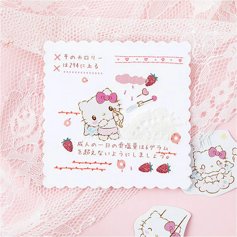 Горячая Распродажа Kawaii Кэти мягких конфет канцелярские наклейки планировщик для