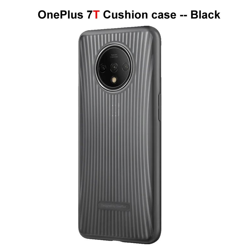 7T Cushion Black Официальный OnePlus 7 Oneplus 7 Pro 7T 7T Pro защитный чехол Karbon из углеродного песчаника нейлоновый бампер чехол задняя крышка оболочка - Цвет: 7T Cushion Black
