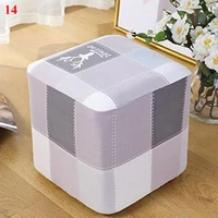stretch footrest ottoman covers washable ottoman cover spandex round stool slipcover ottoman footstool protector for living room