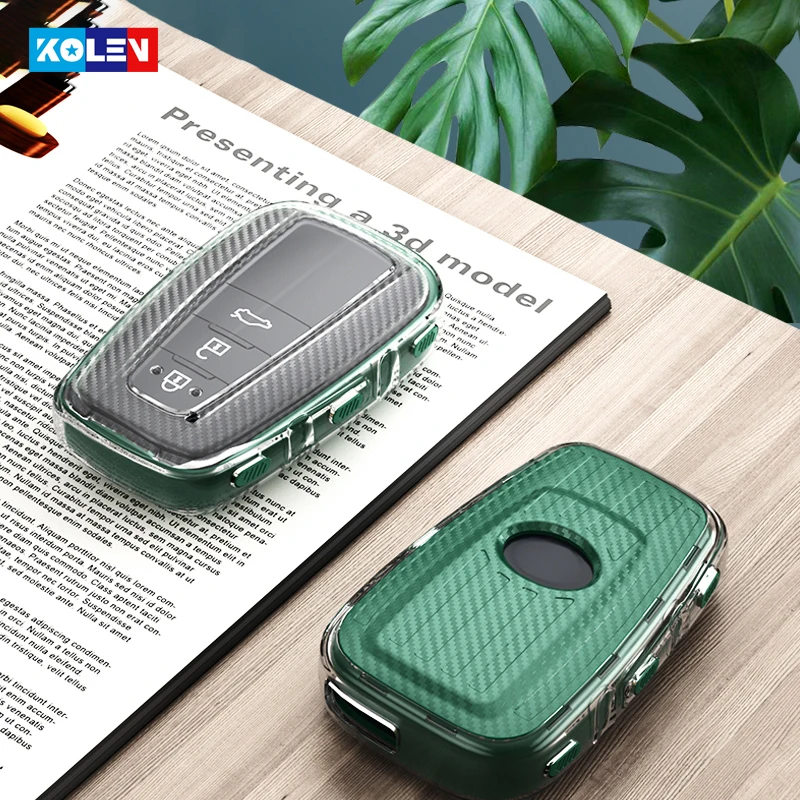 

Soft TPU Car Remote Key Case Cover For Toyota CHR Corolla RAV4 Avalon Land Cruiser Prado Prius Keychain Accessories Holder Shell