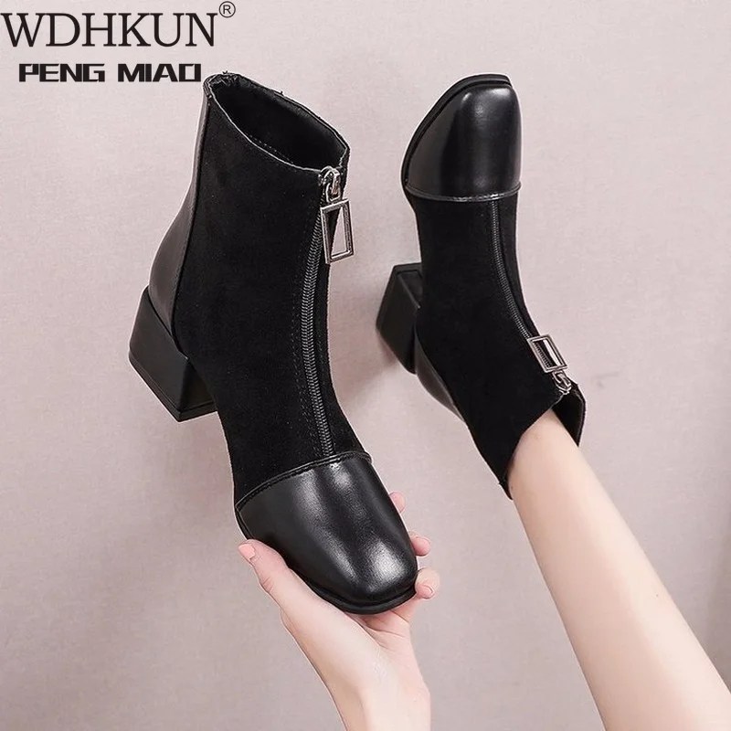 

Женские ботильоны на молнии, с острым носком, на высоком тонком каблуке, размеры до 42