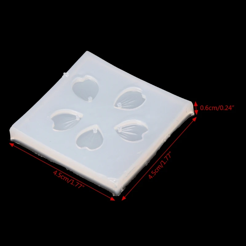 

Silicone Mold Cherry Blossom Petal Pendant Mold For DIY Handwork Jewelry Finding