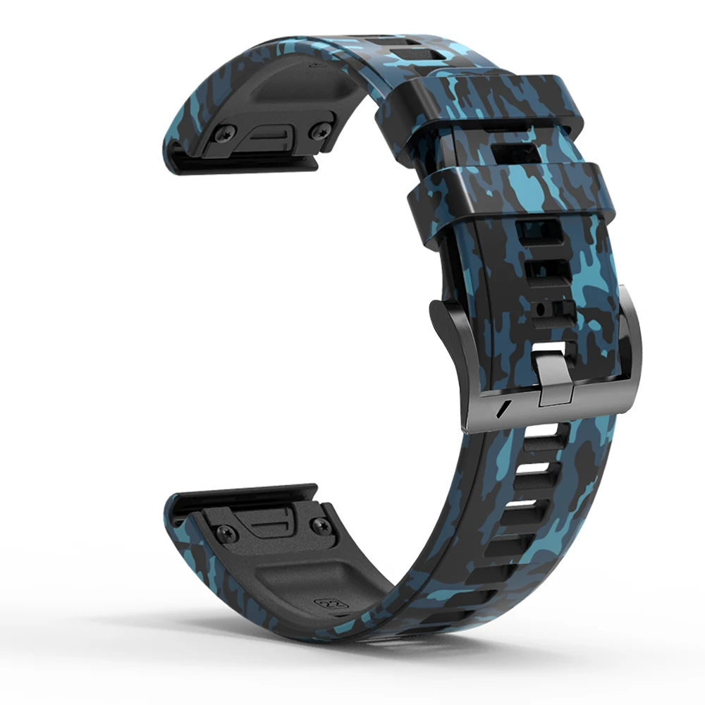 Ремешок силиконовый для наручных часов Garmin Fenix 7 7X 6 6X Pro 5 5X Plus 3HR 935 | Наручные часы