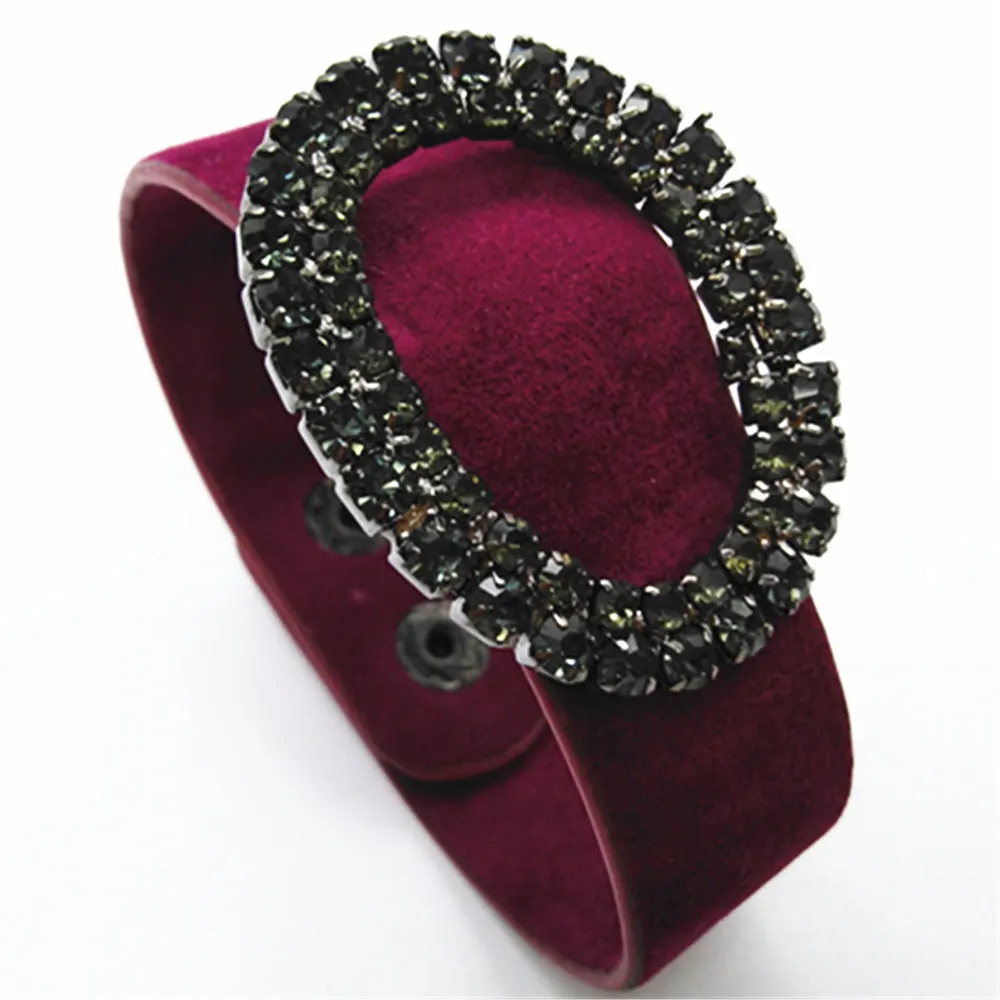 Овальные геометрические стразы модные черные розовые Этнические украшения