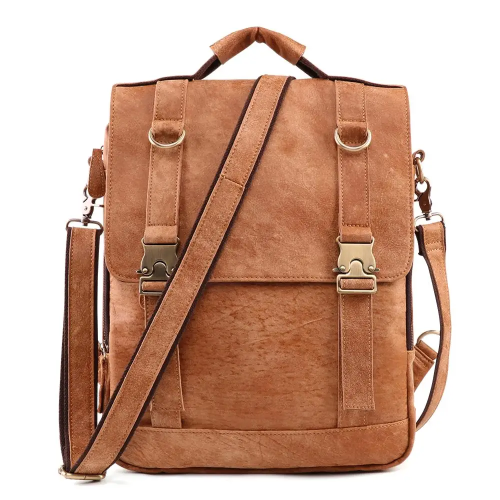 Рюкзак мужской из натуральной воловьей кожи большой ранец для ноутбука