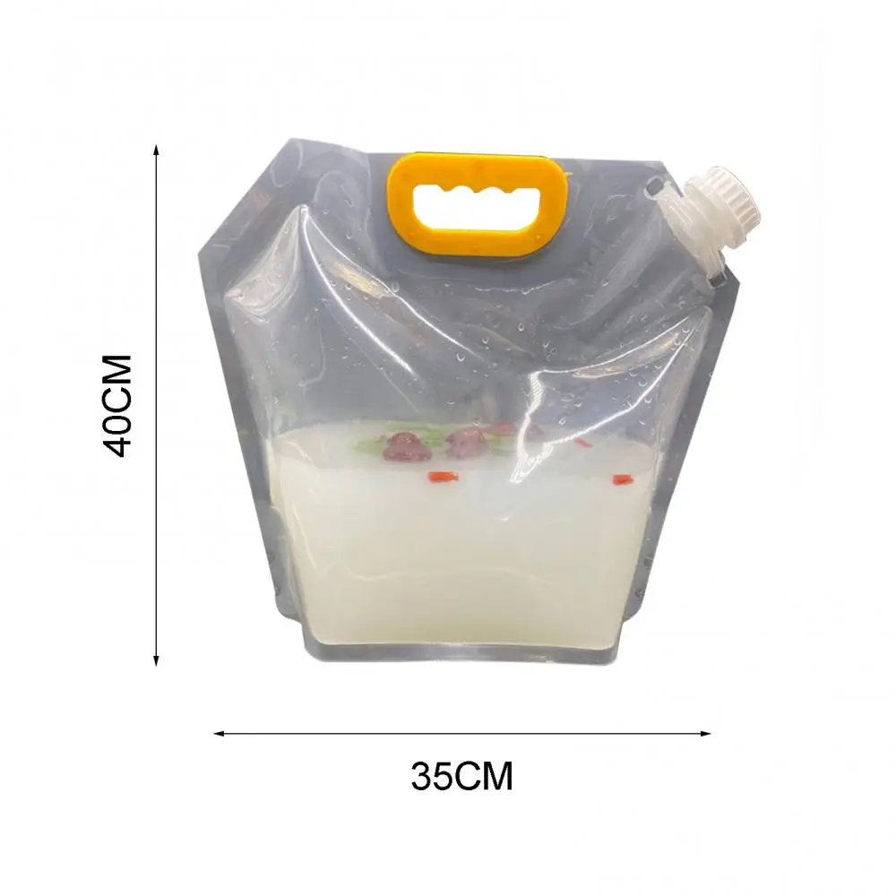 

1.5/2.5/5L Multiple usage scenarios Stand-up Plastic Drink Packaging Bag reusable Pouch Beer Beverage Container
