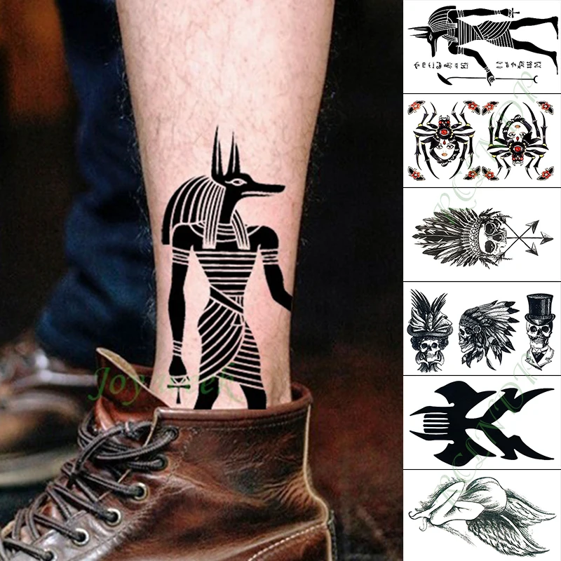 Водонепроницаемая временная татуировка наклейка Лес горы звезда лестницы временная татуировка рука ноги флэш-тату для детей для девушек и мужчин женщин - Цвет: Фиолетовый