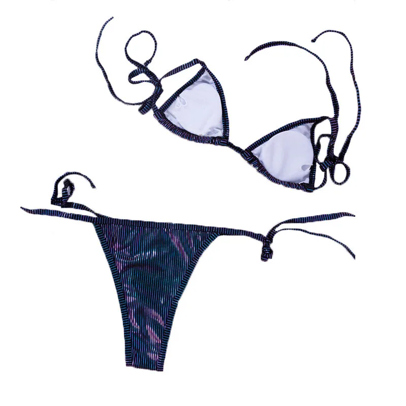 Купальные костюмы 2 шт. бикини для девочек купальный костюм с высокой талией