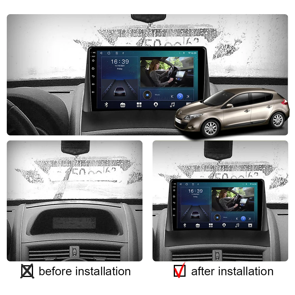 Автомагнитола 2 Din Восьмиядерный процессор Android 11 мультимедийный видеоплеер для