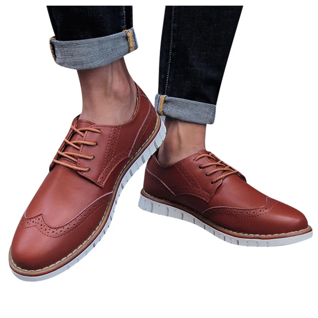 Легкая Мужская обувь в деловом стиле повседневные Лоферы со шнуровкой сетчатые