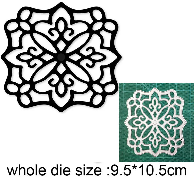 

Craft Dies Lace Background Cover Frame Metal Cutting Dies Stencils Dies For DIY Scrapbooking Dies Paper Craft Embossing Dies Cut
