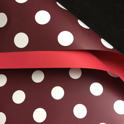 

20 sheets dots waterproof flower wrapping paper flower bouquet paper material gift wrapping paper supplies